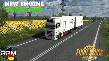 ETS2 1.53 New Sound Mod for SCANIA R530 V8 + RPM map update 1.2