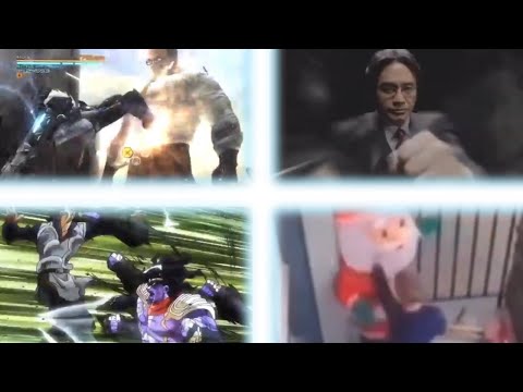 My take on the punching meme with Metal Gear Rising OST (Standing here I realize)