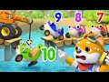 There Were Ten on the Road | Ten in the Bed | Learn Numbers | Nursery Rhymes | Kids Songs | BabyBus