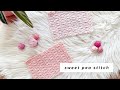 How to Crochet the Sweetpea Stitch - Pretty Vintage Crochet Stitch for Beginners