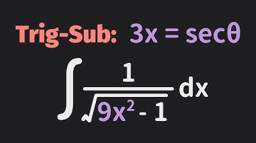 Integration by Trigonometric Substitution - Secant Sub | Integration | Calculus | Glass of Numbers