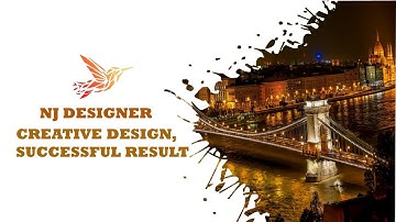 How to design business card Splatter Brush Effect Creative Image Placeholder in PowerPoint|NJ Review