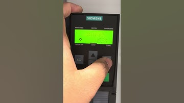 Siemens G120 VFD Basic setting