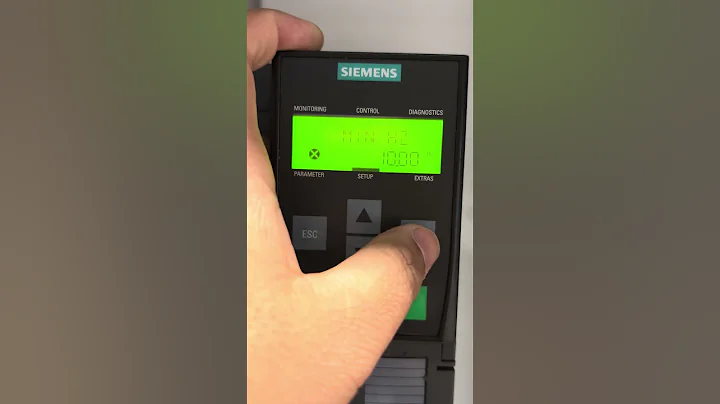 Siemens G120 VFD Basic setting