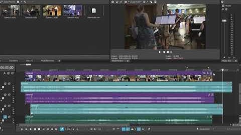 Multicamera auto sync in Vegas Movie Studio Platinum 17