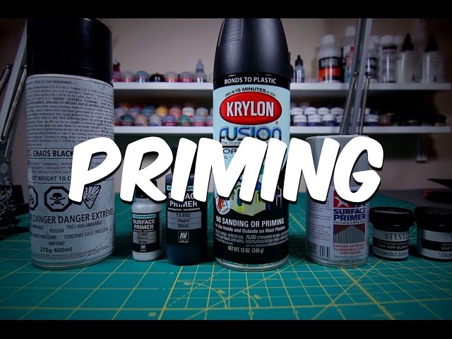 How to prime your models with spray paint #1 – A-Case shop