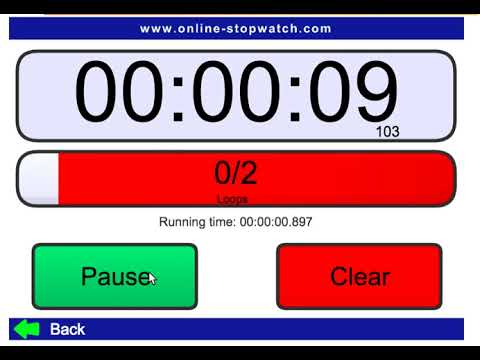 Timer online stopwatch free countdown