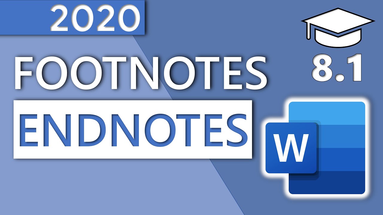 how to do endnotes in word youtube