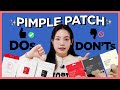 Dos & Don’ts | Your Ultimate Guide To Pimple Patches 