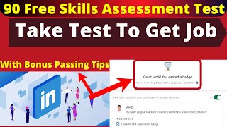 How To Take Linkedin Skill Assessment Test |  Linkedin Skill Assessment Test To Get Job| Best Way