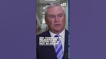 Rep. Comer says they are working to release the Epstein files