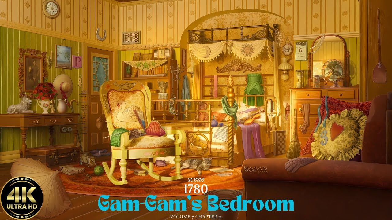 June's Journey Scene 1780 | Vol 8 Ch 11 | Gam-Gam's Bedroom | Mastered Scene | 4K ULTRA HD