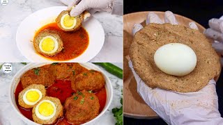 Nargisi Kofta Recipe By Cooking With Passion, Egg Stuffed Kofta Curry, Meatballs Curry Recipe