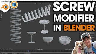 How to Use the Blender Screw Modifier  Step by Step Tutorial