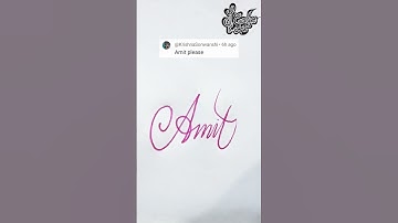 Stylish Name | Amit | Stylish Signature | Calligraphy Signature