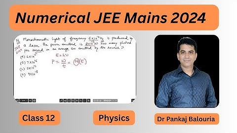Monochromatic light of frequency 6.0 x 10^14 Hz is produced by a laser. The power emitted is...