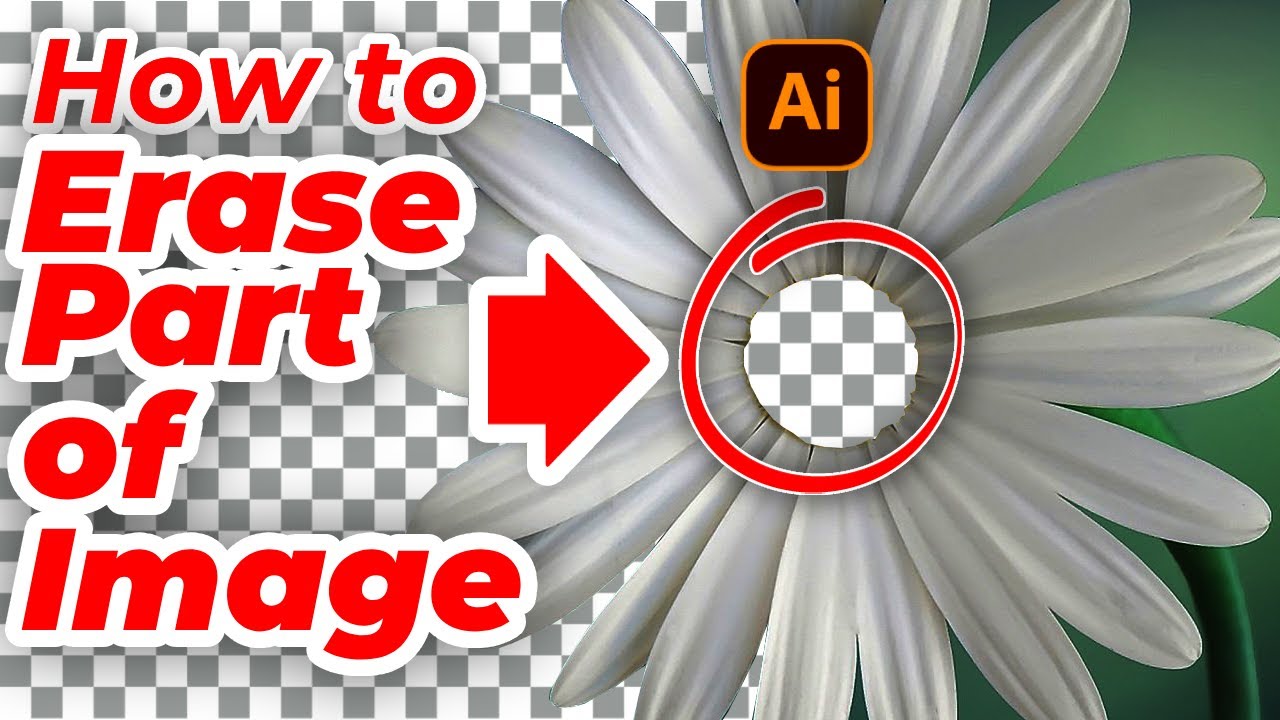 How To Erase Part Of An Image In Illustrator Make Transparent How To Erase Part Of An Image In Illustrator Make Transparent
