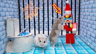 Hamster Escapes Winter Christmas Ice Prison Maze