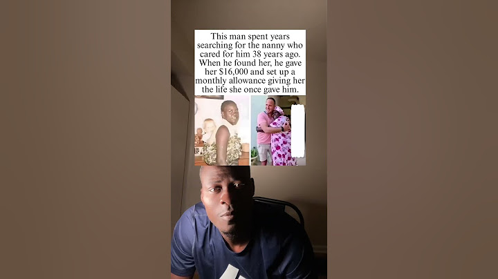 He found a woman who cared for her when he was a baby 🥺#kindness