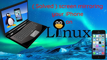 (solved) how to screen mirroring iphone on Linux 2021
