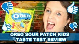 Oreo Sour Patch Kids Taste Test Review || Special Edition Oreo || Sour Patch Kids Cookies