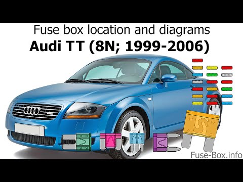 Fuse box location and diagrams: Audi TT (1999-2006)