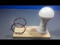 How to make free energy generator using light bulb | science projects