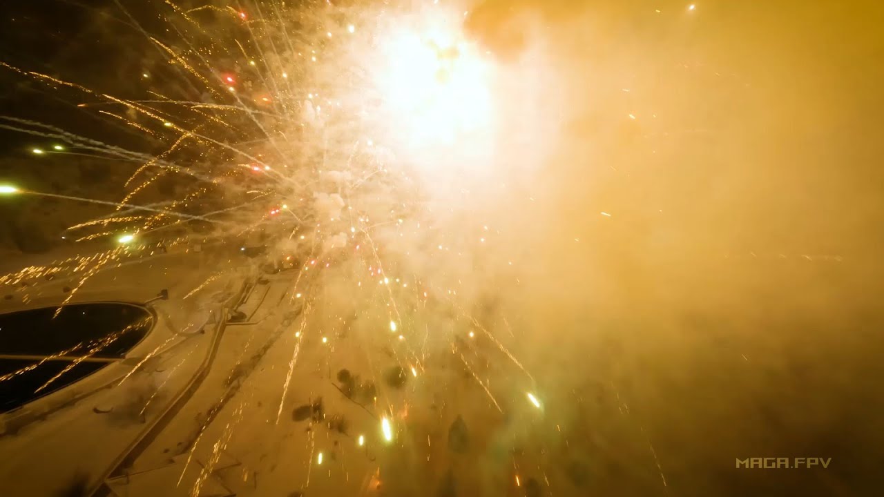Фейерверк на Tele2Show | съёмка на FPV дрон | Алматы | 2021 | 4K