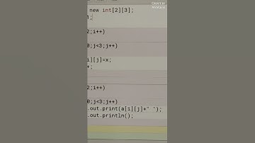 2 D array in Java 🐻‍❄️🐻‍❄️🐻‍❄️