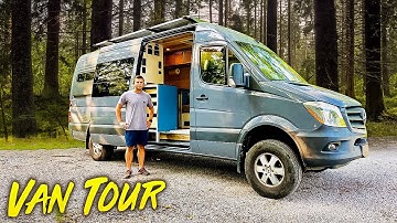 ULTIMATE ADVENTURE 4x4 Camper Van With Shower & Toilet - Mercedes Sprinter Conversion