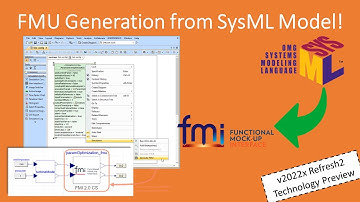 SysML to FMU Generation and Execution