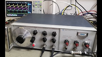 HP 3300A function generator 3302A 3304A plugins test teardown