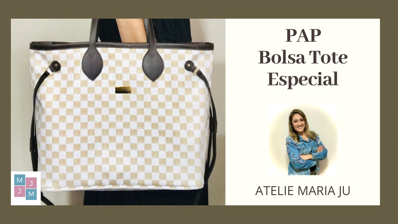 Aula Bolsa Tote Especial - Um luxo e fácil de fazer!