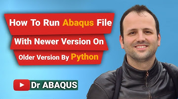 How to run an Abaqus file with a newer version on an older version of Abaqus using python jnl file.