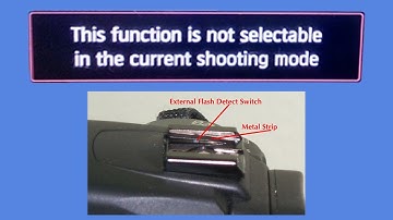 How to Free Stuck Sensor in DSLR Camera if your Pop-up Flash is stuck!