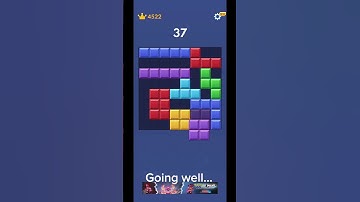 Day one of trying to get the lowest score possible on Block Blast! #fypage #fypviralシ #funny #gaming