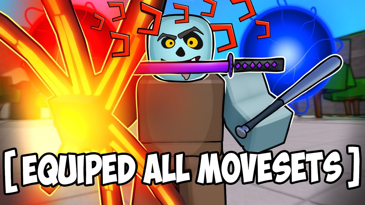 i Used EVERY MOVESET at THE SAME TIME in Roblox The Strongest Battlegrounds..