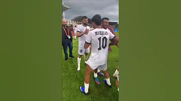 شاهد فرحة لاعبين منتخب العراق بعد الفوز على هونغ كونغ اليوم 