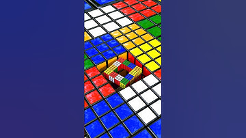 Rubiks Cubes Expanding Infinitely | Satisfying Looping Video