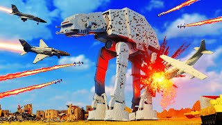 Realistic AT-AT Destruction 😱 Teardown