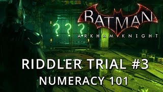 Welcome to batman: arkham knight! there are a 10 total riddler trials
and you get an achievement/trophy after each one. these serve as the
main story ...