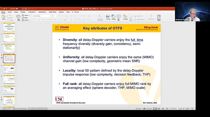 OTFS-SIG Seminar Aug. 8, by Prof. Andreas Molisch, USC