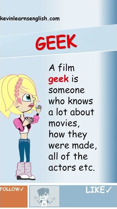 Meaning of GEEK - Learn English with Kevin 😁😉 #learnenglish #funenglish ...