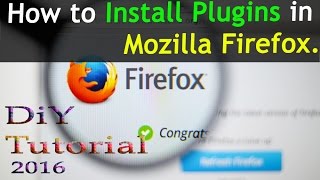 how to install plugins in mozilla firefox.