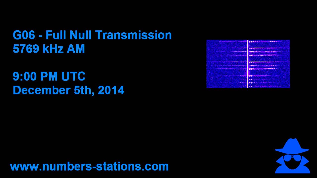 G06 - German Numbers Station Null Message