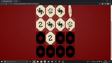 "Memory Card Game" using HTML, CSS  and JavaScript-Part-1|CODE WITH NM