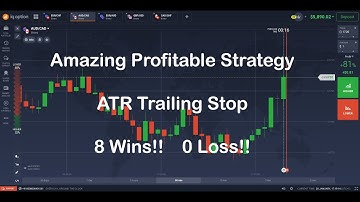 ATR Trailing Stop | 2021 Profitable Strategy| IQ Option | Pocket Option | No Loss |Earn Money Online