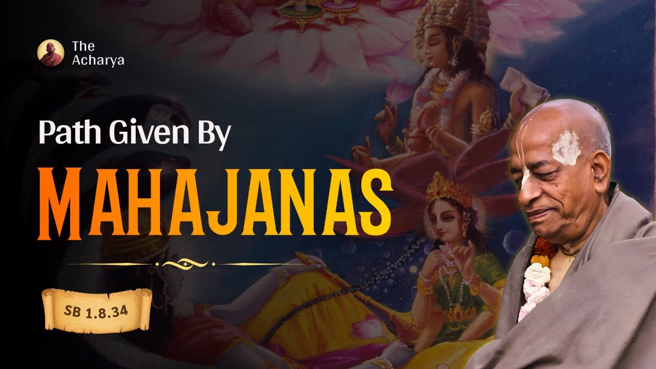 Path Given By Mahajanas | SB 1.8.34 | Los Angeles, California | Srila Prabhupada