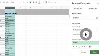 How to: Use Conditional Formatting Rules in Sheets Resimi