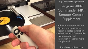 4002 Commander MKII: Installation of Auto-Repeat Indicator and Demonstration of Auto-Repeat Function